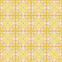 Seamless Background Retro Garden Nature Aboriginal Floral Damask Traditional Pattern Art photo