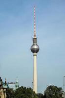 Berlin, Germany, 2014. View from the Castle Bridge towards the Berliner Fernsehturm in Berlin photo