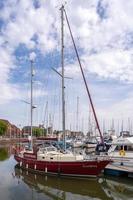 KINGSTON UPON HULL,  YORKSHIRE, UK - JULY 17. View of boats in the maina at Kingston upon Hull on July 17, 2022 photo