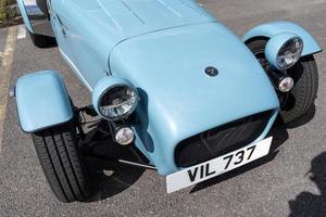 EAST GRINSTEAD, WEST SUSSEX, UK - JULY 1. View of a Caterham Seven in East Grinstead on July 1, 2022 photo