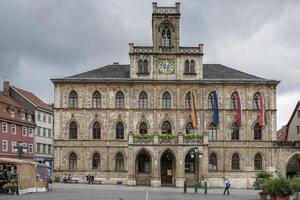 Weimar, Alemania, 2014. Vista del ayuntamiento de Weimar, Alemania foto