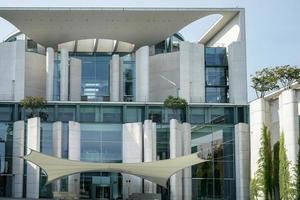 Berlin, Germany, 2014. The Federal Chancellery building offical residence of the German Chancellor Angela Merkel in Berlin photo