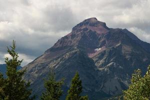 Purple Mountain next to Lower Two Medicine Lake photo