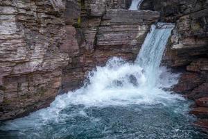 St Mary Falls in Montana photo