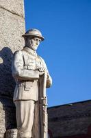 MARCH, CAMBRIDGESHIRE, UK - NOVEMBER 23. Statue of remembrance in March Cambridgeshire on November 23, 2012 photo