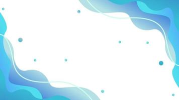 gradient blue fluid abstract background vector