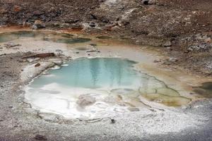 Artist Paint Pots area in Yellowstone National Park photo