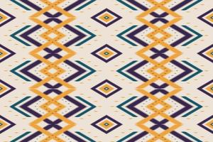 Ikat seamless pattern traditional. Abstract ethnic pattern art. American, Mexican style. Design for background, wallpaper, vector illustration, fabric, clothing, carpet, textile, batik, embroidery.