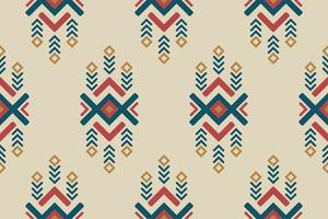 Geometric ethnic oriental seamless pattern traditional. Fabric Indian style. Design for background, wallpaper, vector illustration, fabric, clothing, carpet, textile, batik, embroidery.