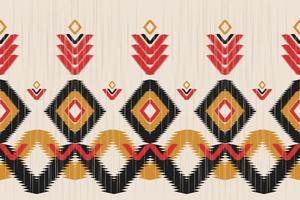 Abstract ethnic pattern art. Ikat seamless pattern traditional. American, Mexican style. Design for background, wallpaper, vector illustration, fabric, clothing, carpet, textile, batik, embroidery.