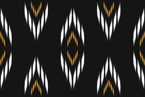 étnico oriental ikat de patrones sin fisuras tradicional. diseño para fondo, papel pintado, ilustración vectorial, tela, ropa, moqueta, textil, batik, bordado. vector