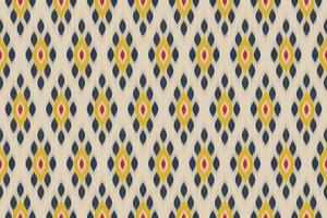 Ikat seamless pattern in tribal. Abstract ethnic pattern art. Design for background, wallpaper, vector illustration, fabric, clothing, carpet, embroidery.