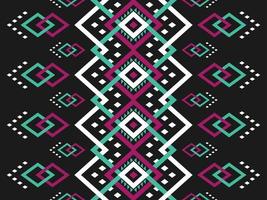 Geometric ethnic seamless pattern in tribal. American, Mexican style. Design for background, wallpaper, vector illustration, fabric, clothing, carpet, textile, batik, embroidery.