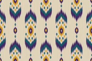 Ikat seamless pattern in tribal. Geometric ethnic oriental pattern. Design for background, wallpaper, vector illustration, fabric, clothing, carpet, textile, batik, embroidery.