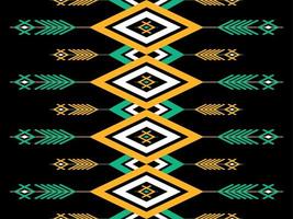 patrón geométrico étnico sin costuras en tribal. estilo americano, mexicano. diseño para fondo, papel pintado, ilustración vectorial, tela, ropa, moqueta, textil, batik, bordado. vector