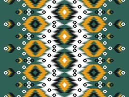 étnico oriental ikat de patrones sin fisuras tradicional. tela estilo indio. diseño para fondo, papel pintado, ilustración vectorial, tela, ropa, moqueta, textil, batik, bordado. vector