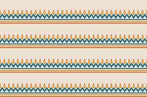 Ikat seamless pattern in tribal. Fabric ethnic pattern art. American, Mexican style. Design for background, wallpaper, vector illustration, fabric, clothing, carpet, textile, batik, embroidery.