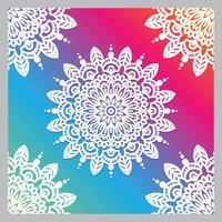 Luxury mandala background design vector