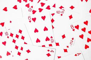 Background of Playing cards. photo
