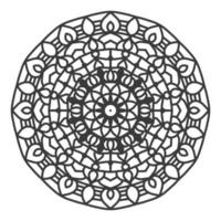 círculo decorativo ornamento mandala en estilo diwali. vector