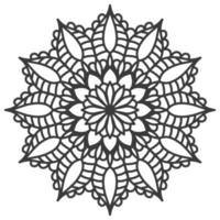 Decorative circle ornament mandala in Diwali style. vector