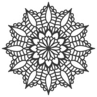 círculo decorativo ornamento mandala en estilo diwali. vector