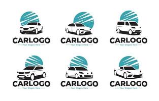 colección de logotipos de coches vector