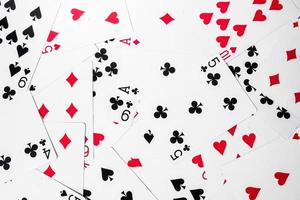 Background of Playing cards. photo