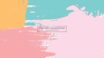 Abstract colorful pastel color background with soft color blue pink yellow and red vector