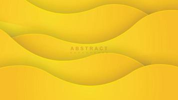 Abstract Yellow Gradient Background with Diagonal Dynamic Wave vector