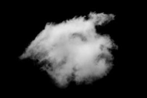 nube aislada sobre fondo negro, humo texturizado, negro abstracto foto