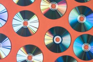 fondo de cd dvd para grabación de datos de audio y video. foto