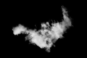 Cloud isolated on black background,Textured Smoke,Brush clouds,Abstract black photo