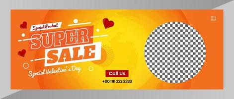 Cake sale or banner layout flyer template vector