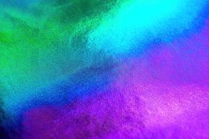 Rainbow holographic background. Neon and holographic gradient. photo