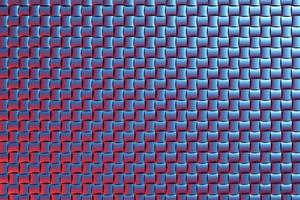 3d illustration blue  and red geometric pattern . Set of squares on monocrome background, pattern. Geometry  background, pattern photo