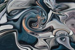 Abstract colorful marble fluid metalic liquid background design. vector