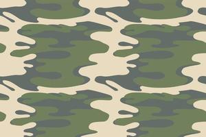 fondo plano de textura de patrón de camuflaje militar del ejército. vector