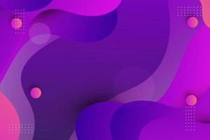 Abstract wave Landing page colorful flat background ideas Vector illustration.