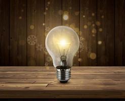 Light bulbs, new ideas with innovative technology and creativity creative idea with sparkling light bulbs photo