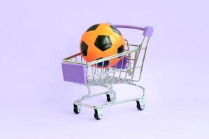 Selling sports equipment. predictions for matches. sports betting photo