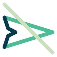 Not Sent, Filled Line Style Icon Empty States vector