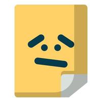 Empty File, Flat Style Icon Empty States vector