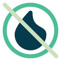 Dangerous Liquid, Filled Line Style Icon Empty States vector