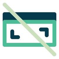 No Page, Filled Line Style Icon Empty States vector