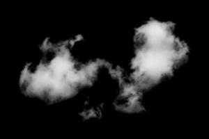 Cloud isolated on black background,Textured Smoke,Abstract black photo