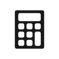 calculator illustration in trendy flat style vector