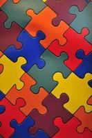 Puzzle plane - one piece missing photo
