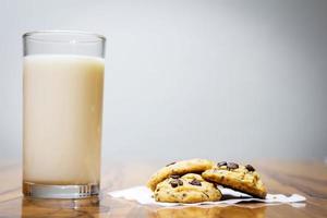 milk and cookie  on a wooden background. floor table