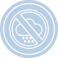 no bad weather circular icon vector